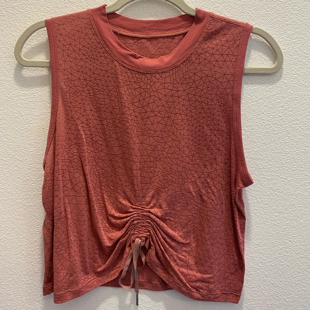 Lululemon scrunch tank top